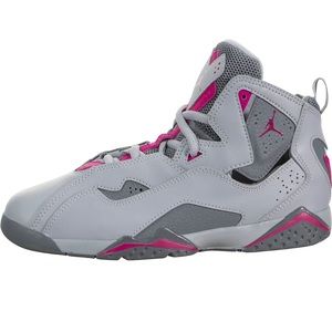 Jordan True Flight Little Kids Shoes Wolf Grey